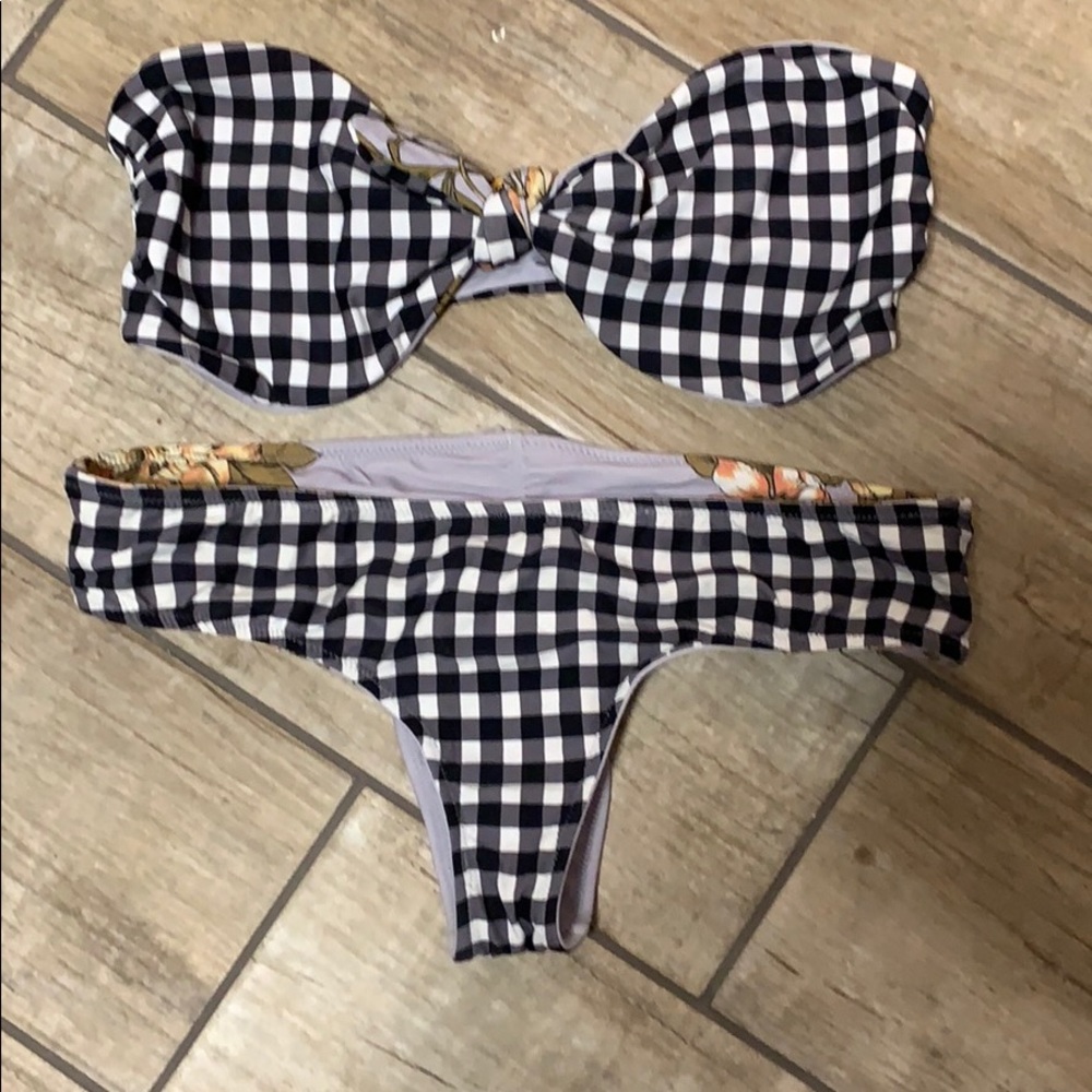 O’neill Gingham Reversible Bikini - image 2